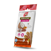 N&D Dog Dental Treat Skin and Coat Adult Medium and Maxi - дентални лакомства за здрава кожа и козина за кучета от средни и едри породи с киноа, херинга, кокос и куркума 100 гр
